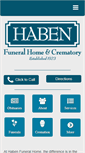 Mobile Screenshot of habenfuneral.com